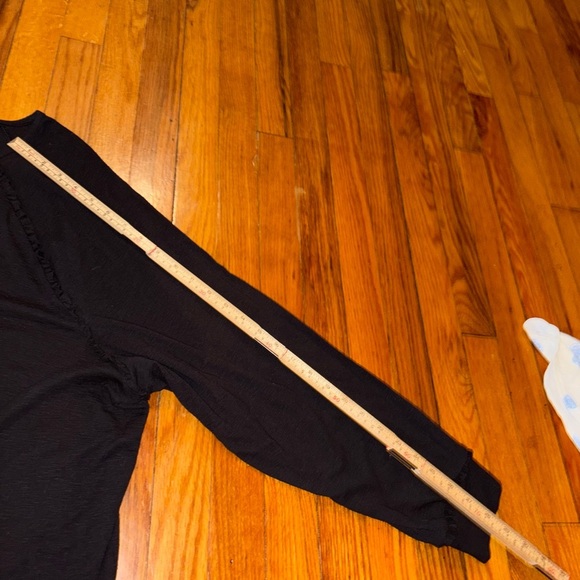 Lauren Conrad Black Long Sleeve Top - Picture 6 of 7